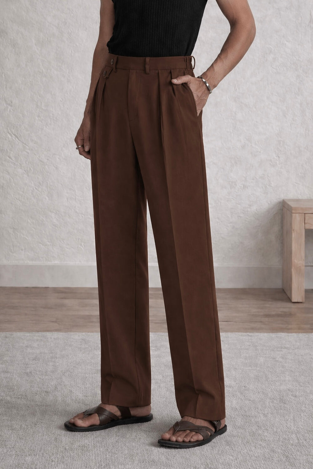 RUST BROWN GURKHA PANTS