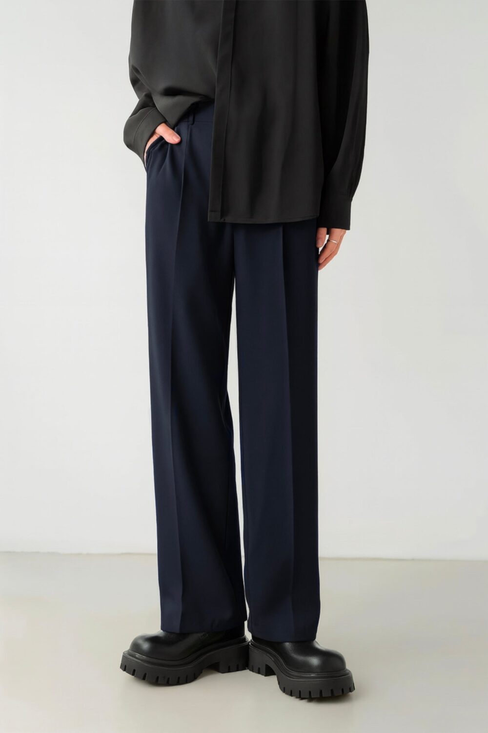 DEEP NAVY BLUE JAPANESE PANTS