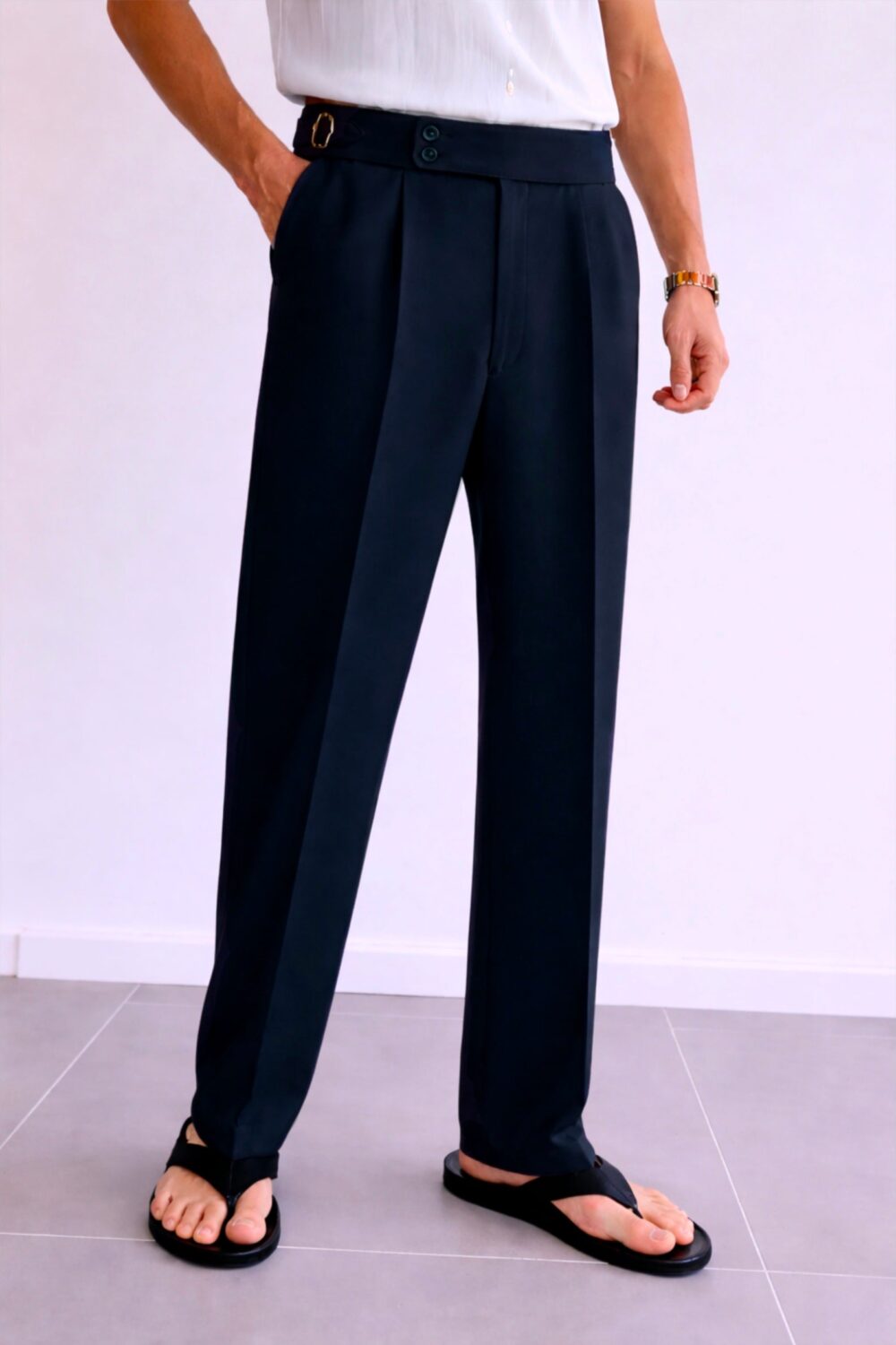 NAVY BLUE SPANISH PANTS