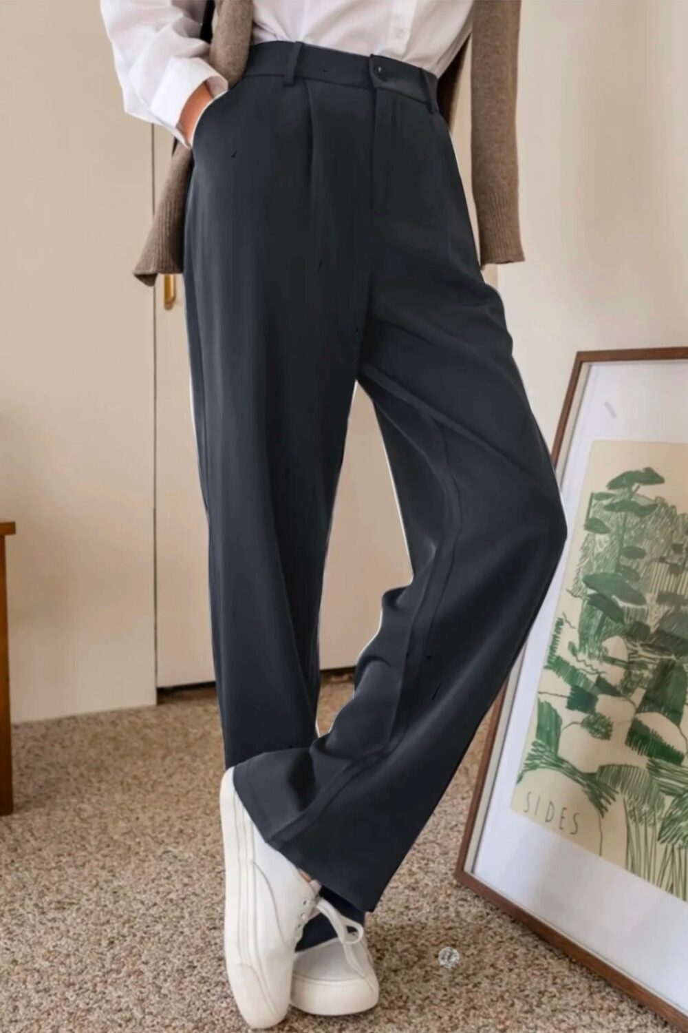 RELAXED SPACE BLUE PANTS