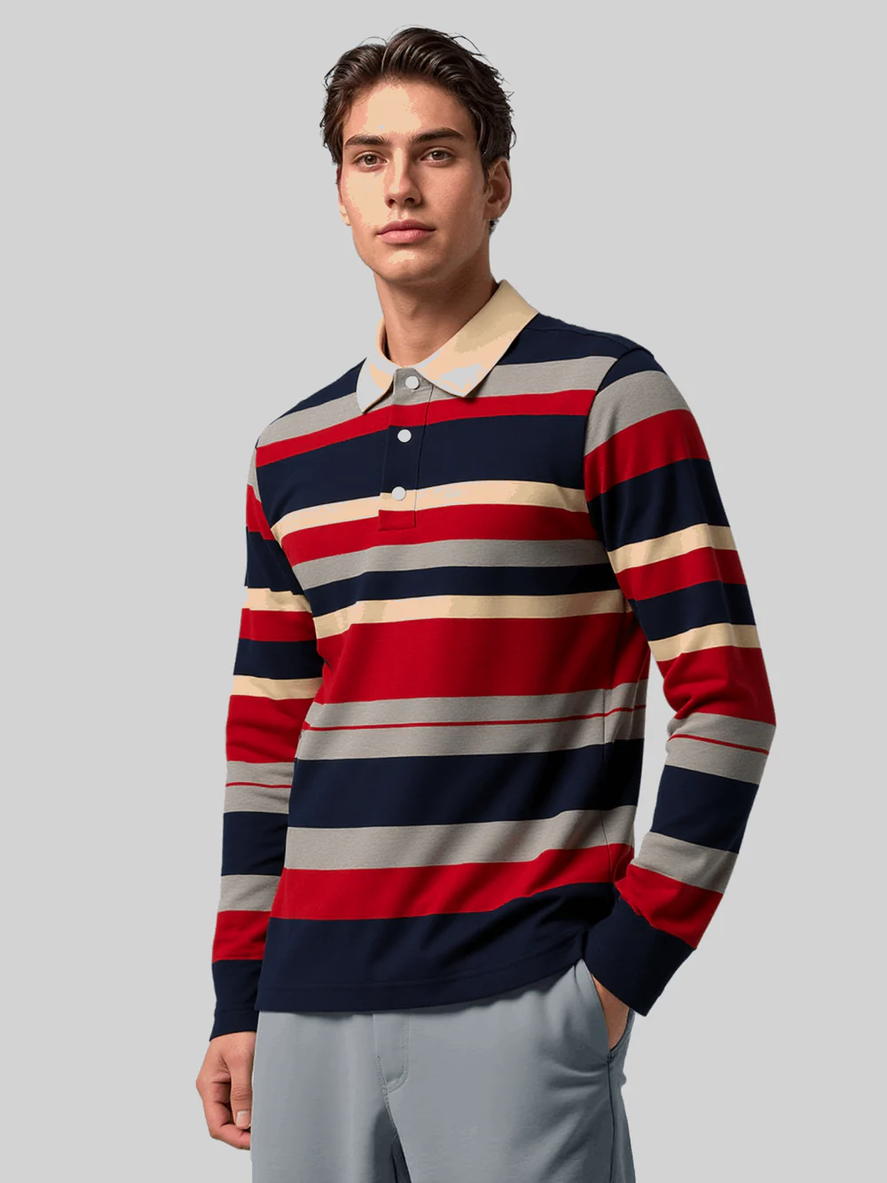 Lufii Modern Heritage Striped Polo